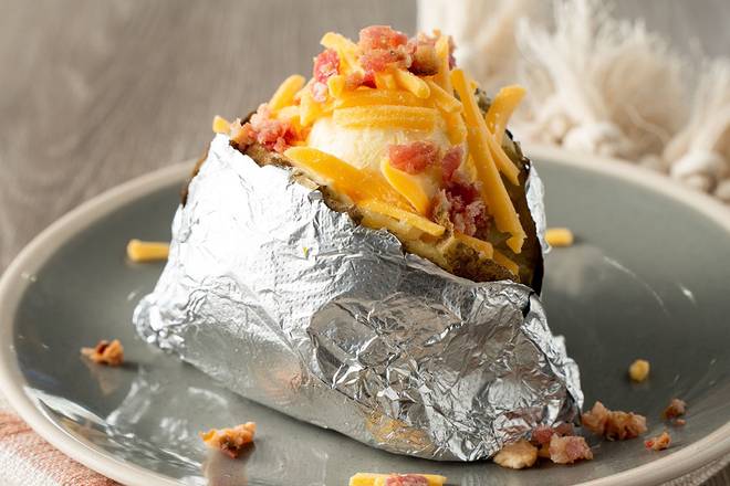 Family Side Loaded Baked Potatoes