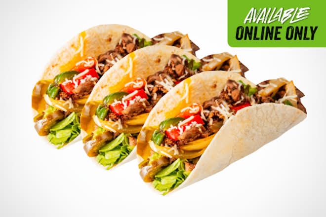 DOUBLE STEAK TACOS