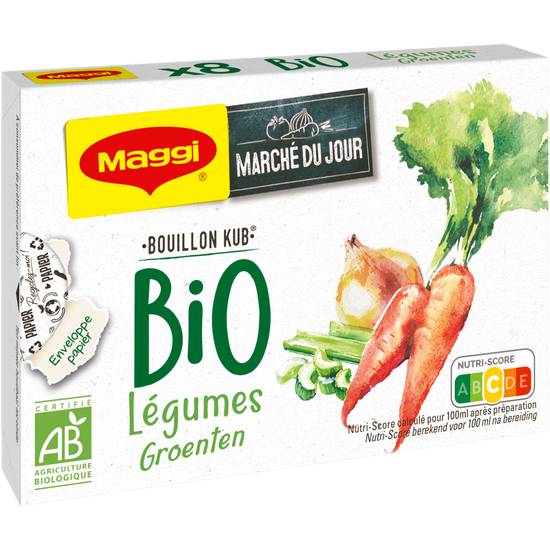 Nestlé - Maggi bouillon de légumes bio (8 ct)