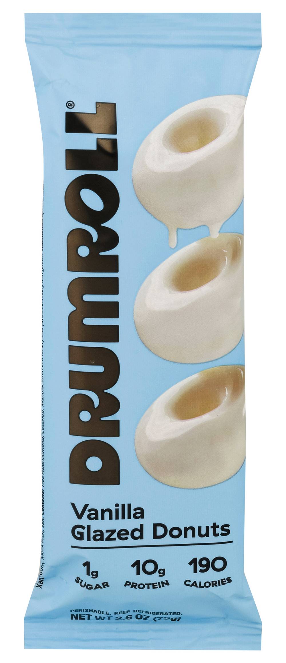 Drumroll Glazed Donuts, Vanilla (2.6 oz)