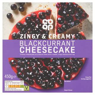Co-op Blackcurrant Cheesecake 450g
