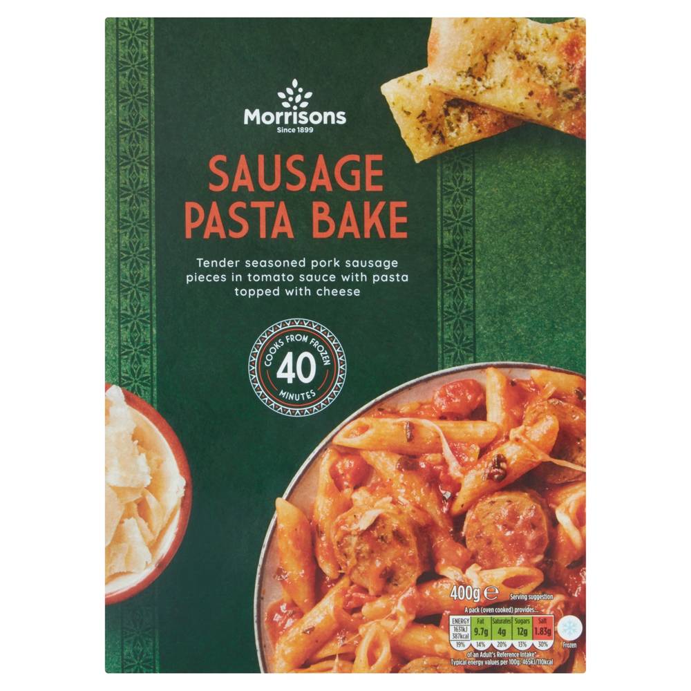 Morrisons Italian Sausage Pasta Bake (400g)