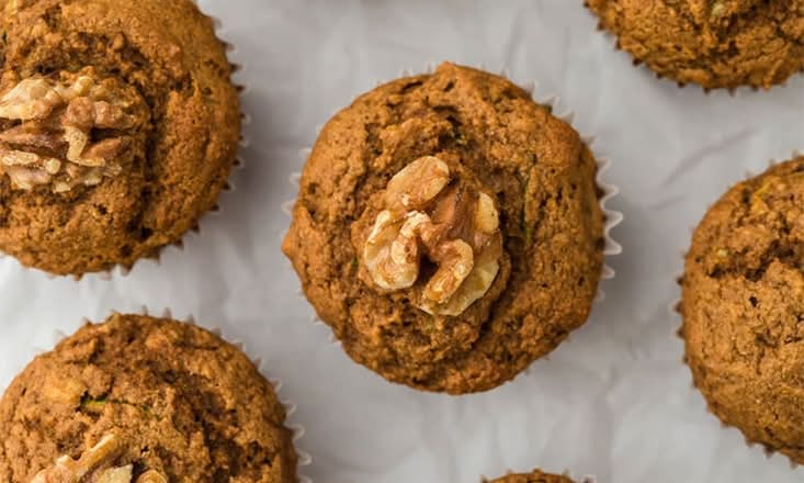 Zucchini Walnut Muffin