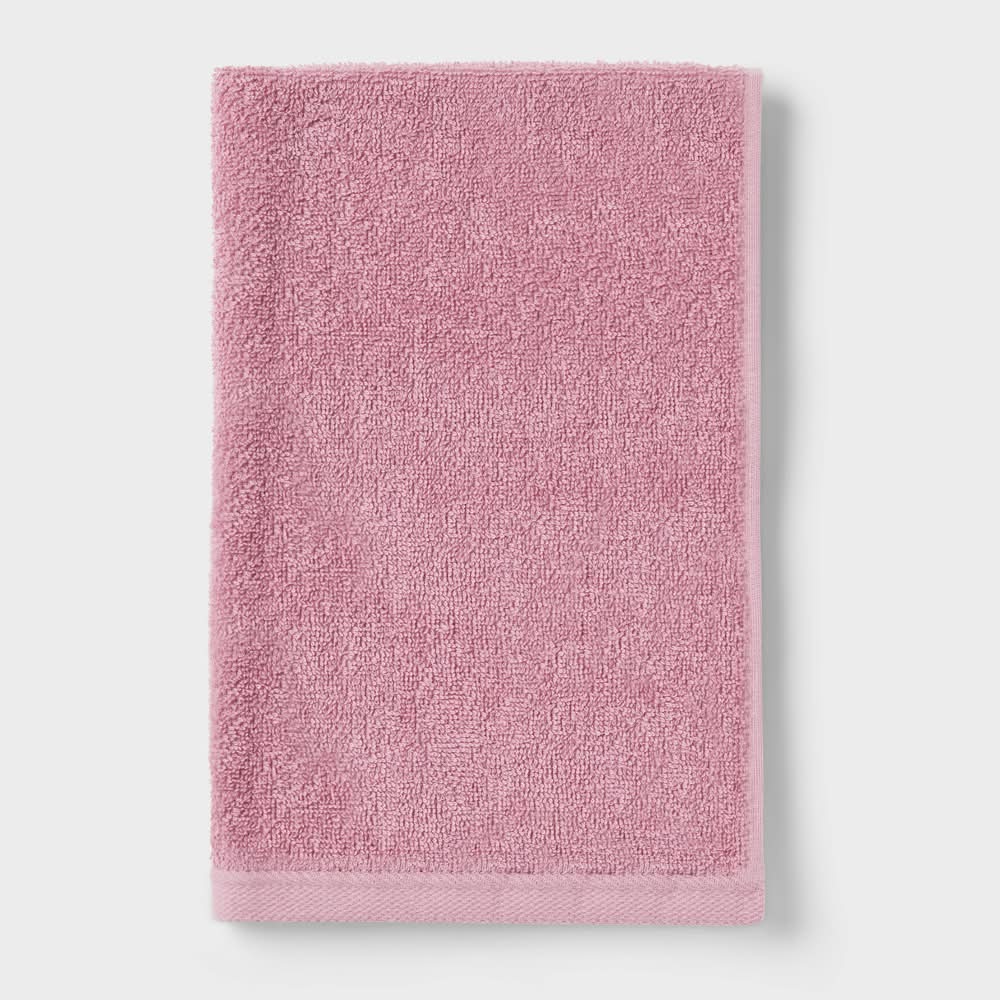 Room Essentials Everyday Hand Towel, Pink