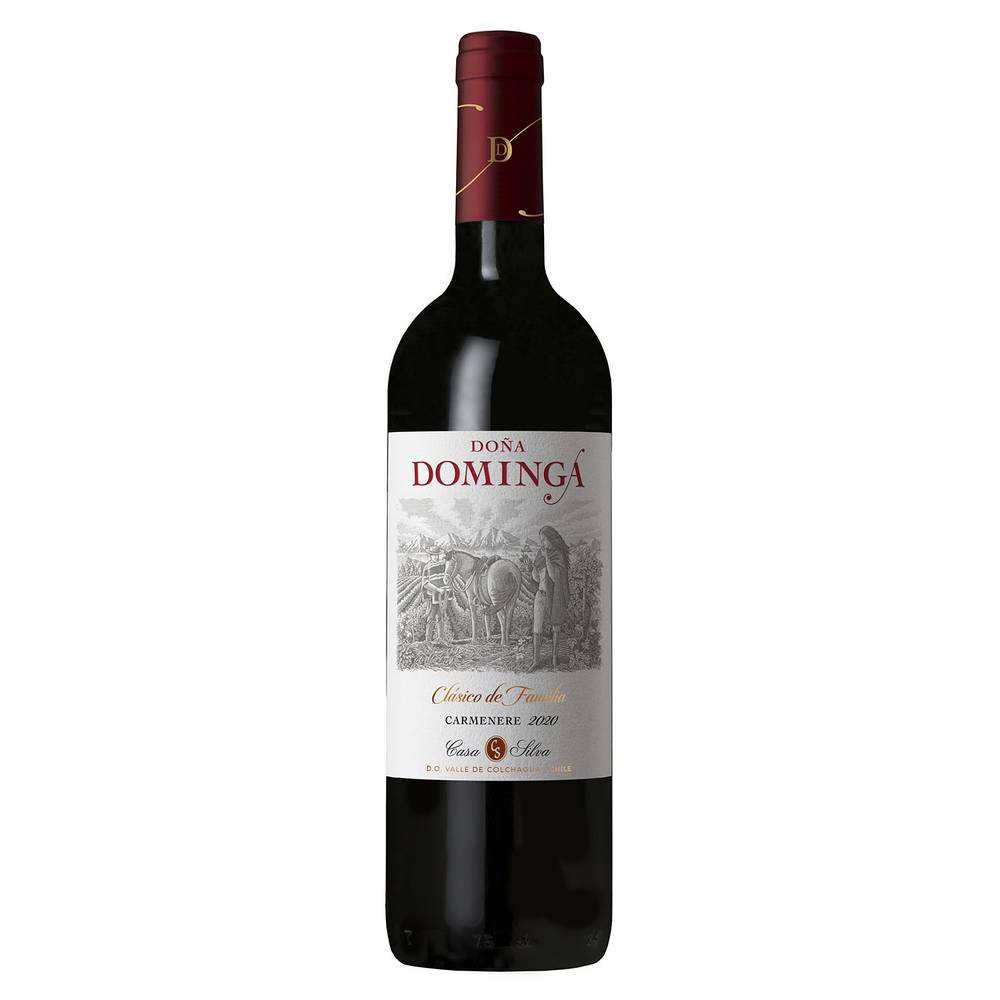 Casa silva vino carmenere doña dominga (botella 750 ml)