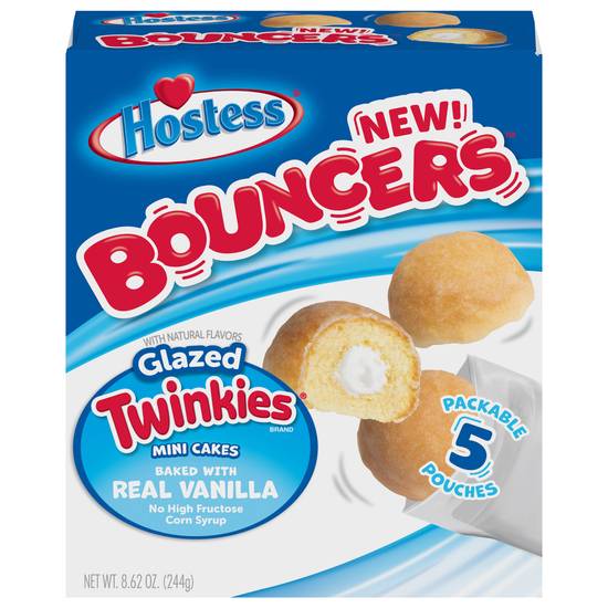 Hostess Bouncers Glazed Twinkies Mini Cakes (5 ct)