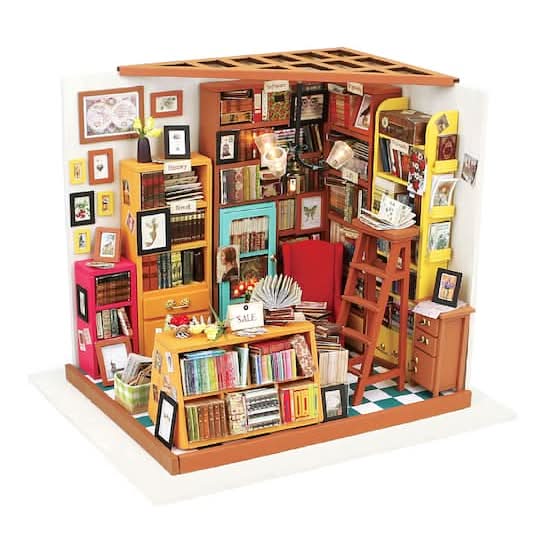 Rolife Sam's Study Diy Miniature House Kit