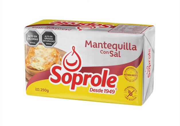 Soprole - Mantequilla con sal - 250 g