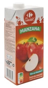 Zumo de manzana Carrefour Calssic brik 1 l.