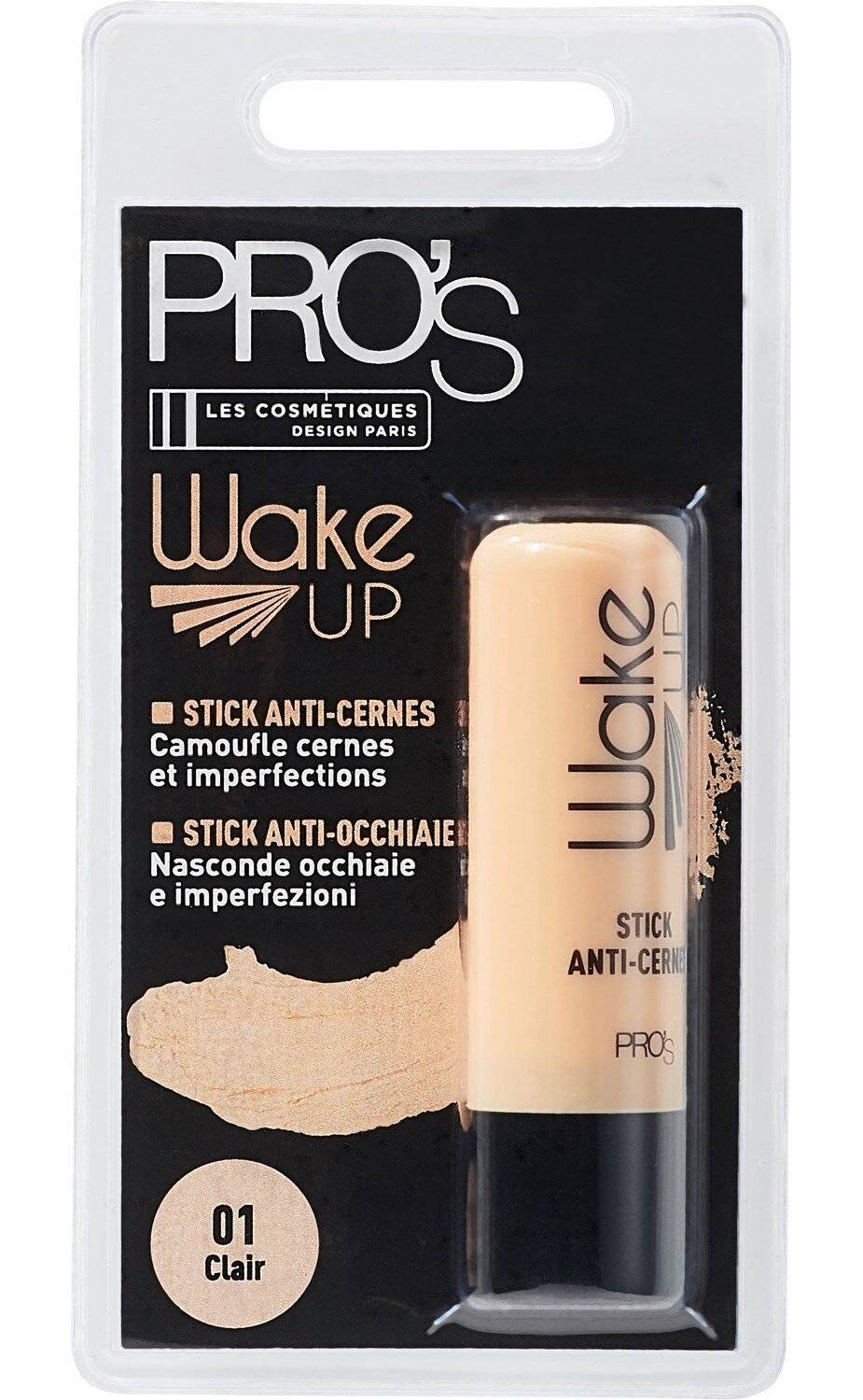 PRO'S - Anti-cernes wake up 01 clair