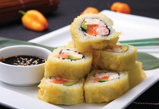 Golden Salmon Roll