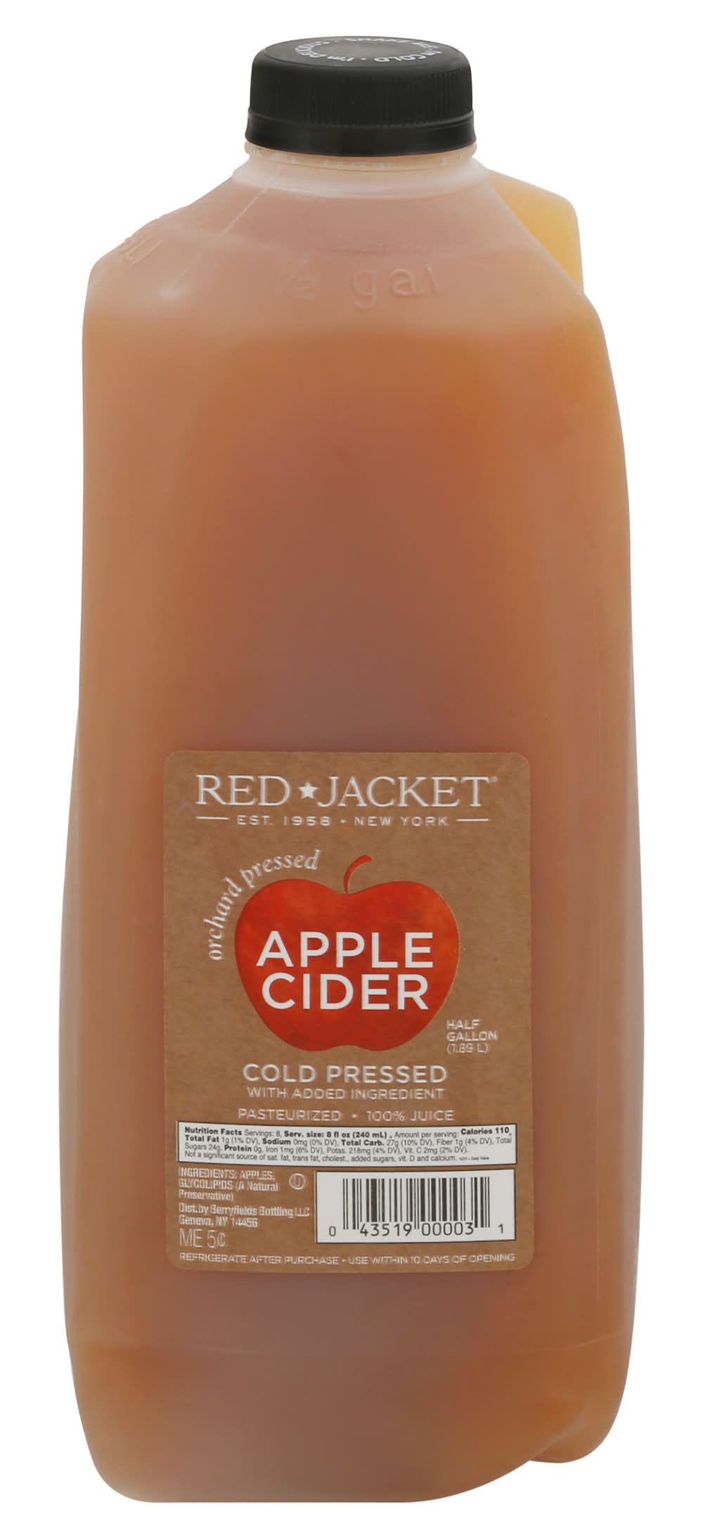 Mayer Bros Cold Pressed 100% Apple Cider Juice L) Delivery
