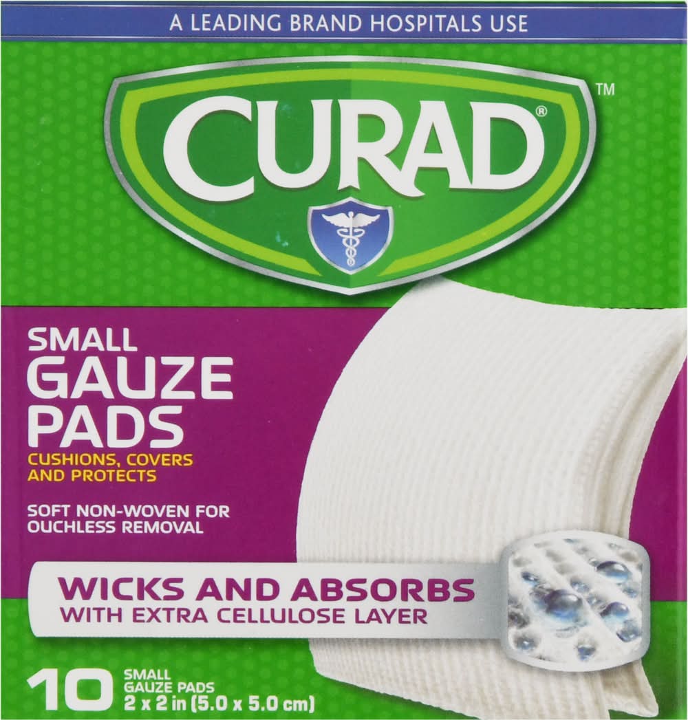 Curad Small Gauze Pads (0.48 oz)