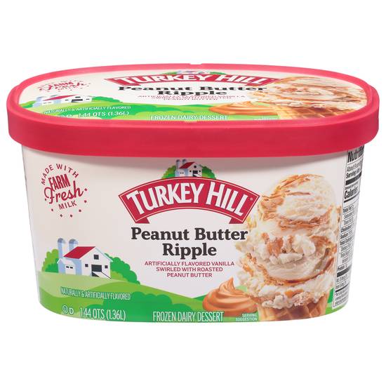 Turkey Hill Peanut Butter Ripple (vanilla)