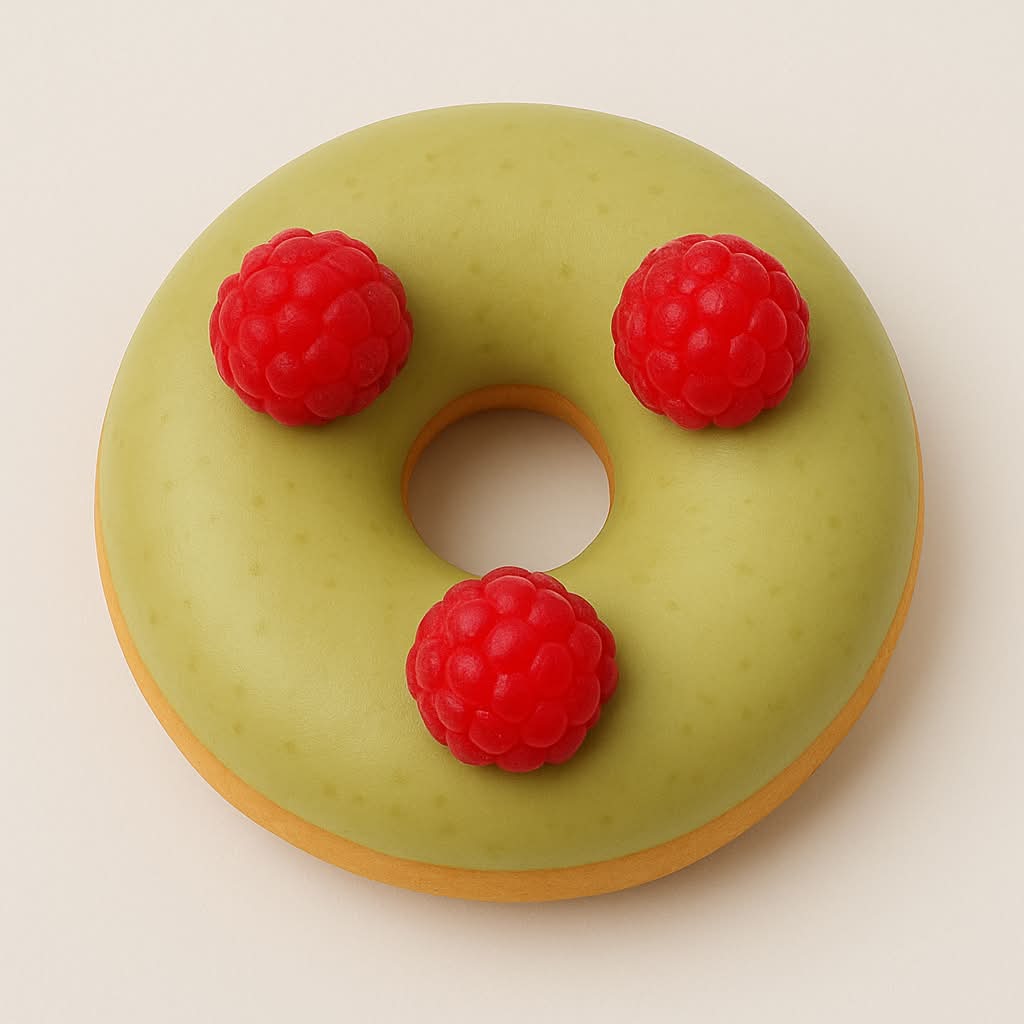 Donut Pistache Framboise 🍩