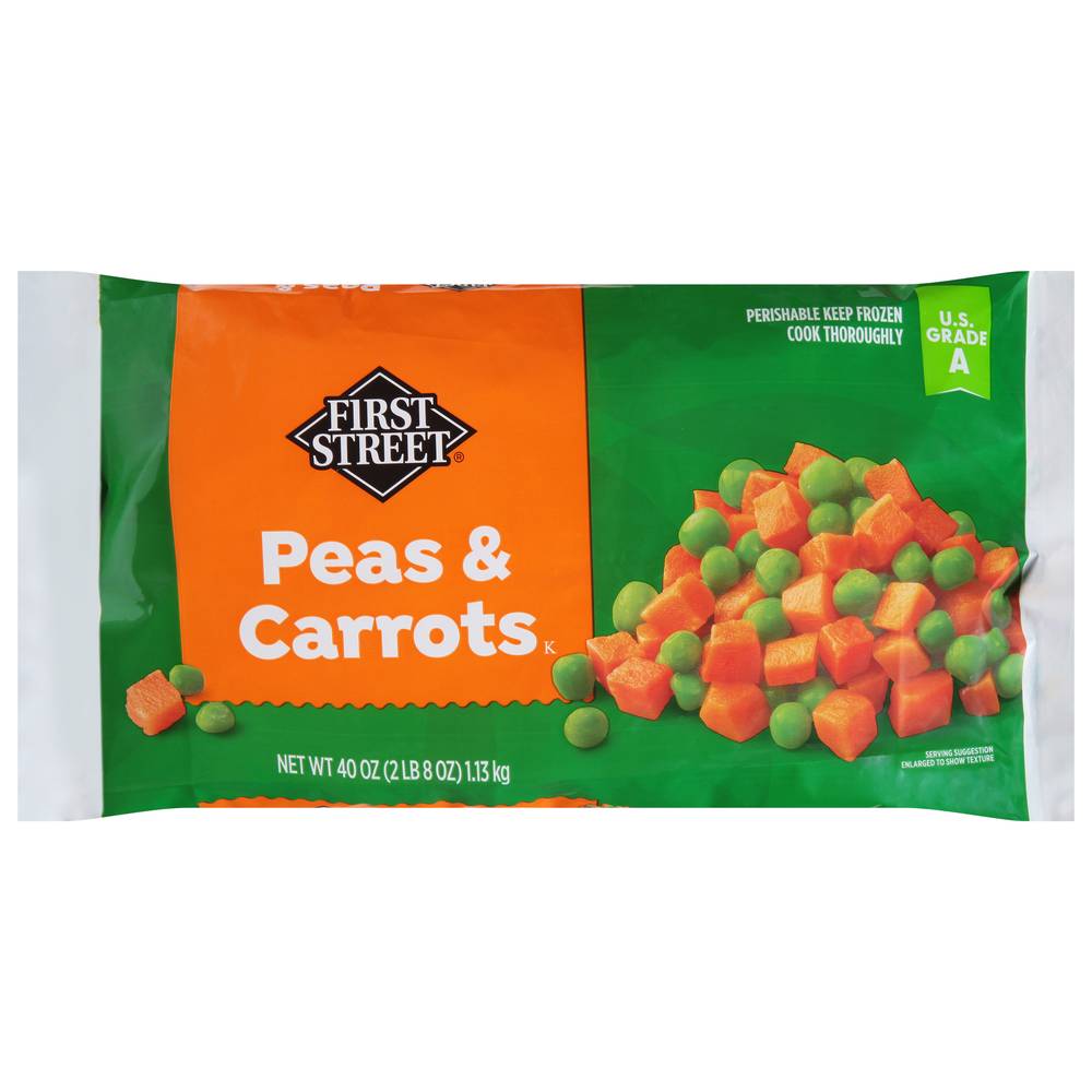 First Street Frozen Peas & Carrots