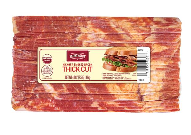 Farmington Hickory Thick Cut Bacon (smoked)