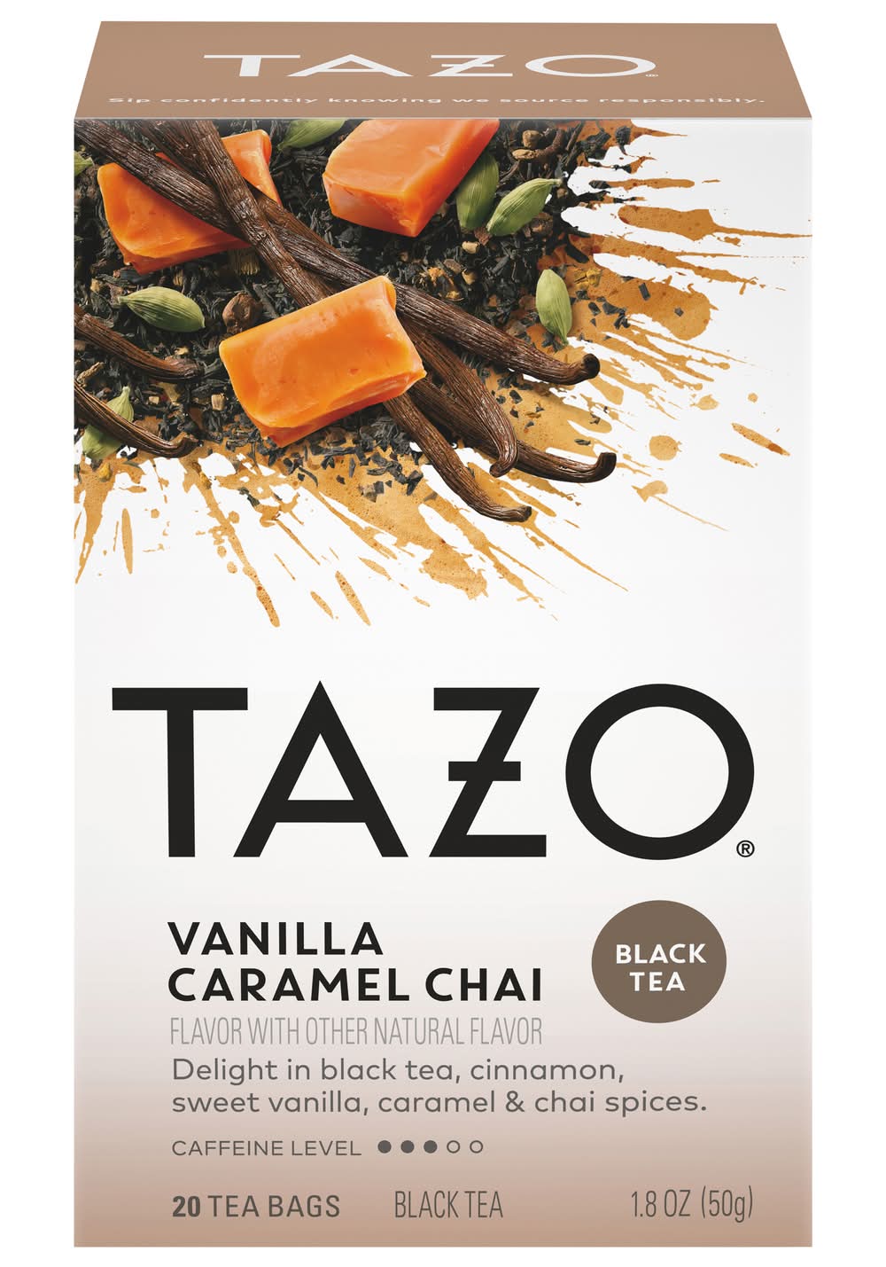 Tazo Vanilla Caramel Chai Black Tea (1.8 oz)