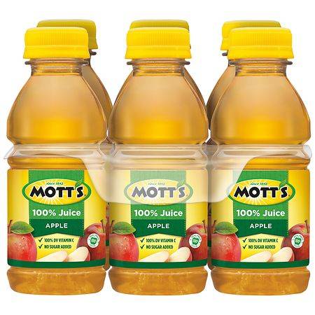 Mott's Juice Apple - 8.0 Oz x 6 pack