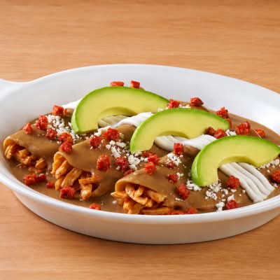 Enfrijoladas de Pollo