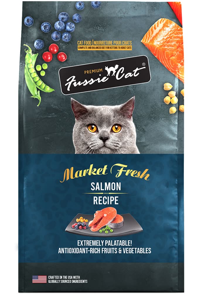 Fussie Cat Market Fresh Salmon Recipe Premium Dry Cat Food (3.5 lb)