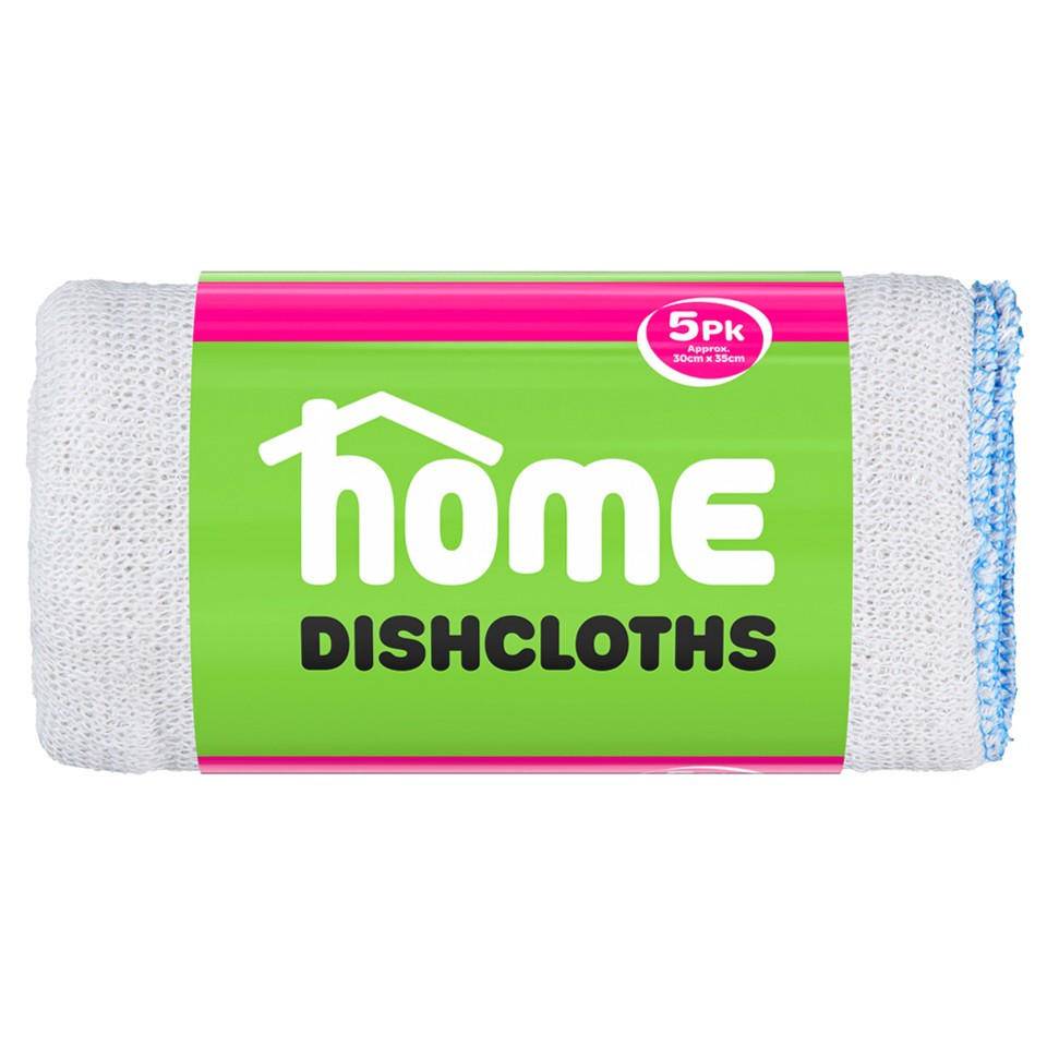 Home 5 Pack Dishcloths