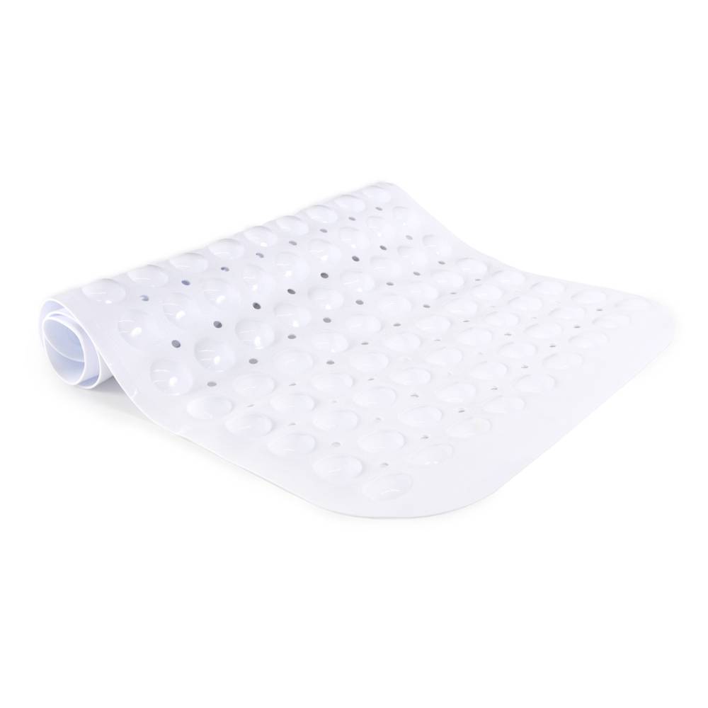 Style Selections White Non-slip Shower and Bathtub Mat | LW61277PDQ