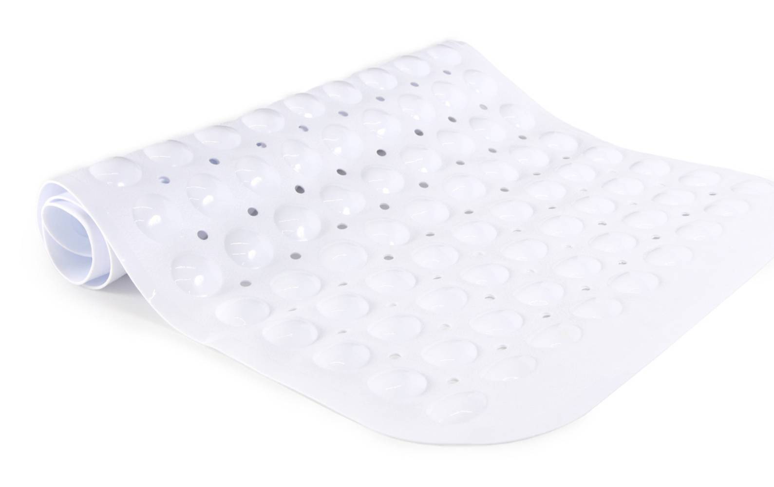 Style Selections White Non-slip Shower and Bathtub Mat | LW61277PDQ