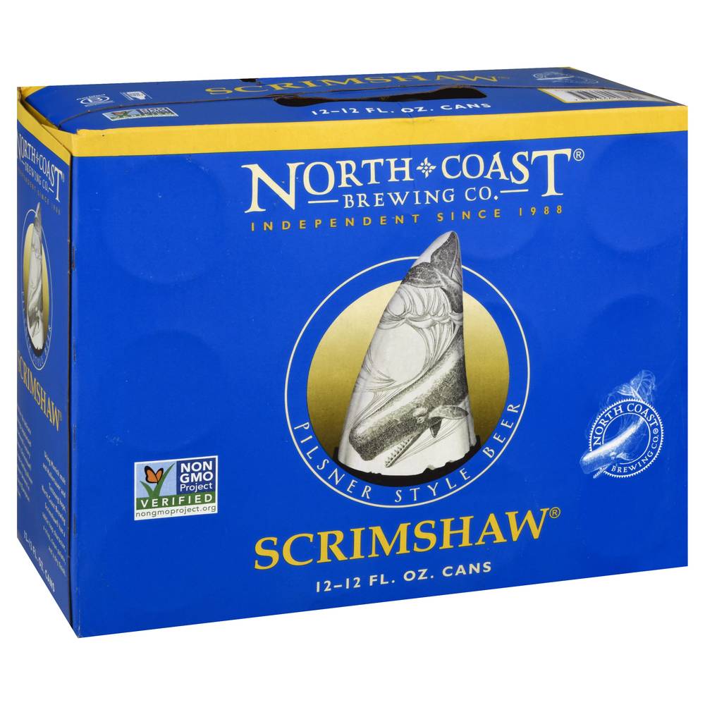 North Coast Scrimshaw Pilsner Beer (12 ct, 12 fl oz)