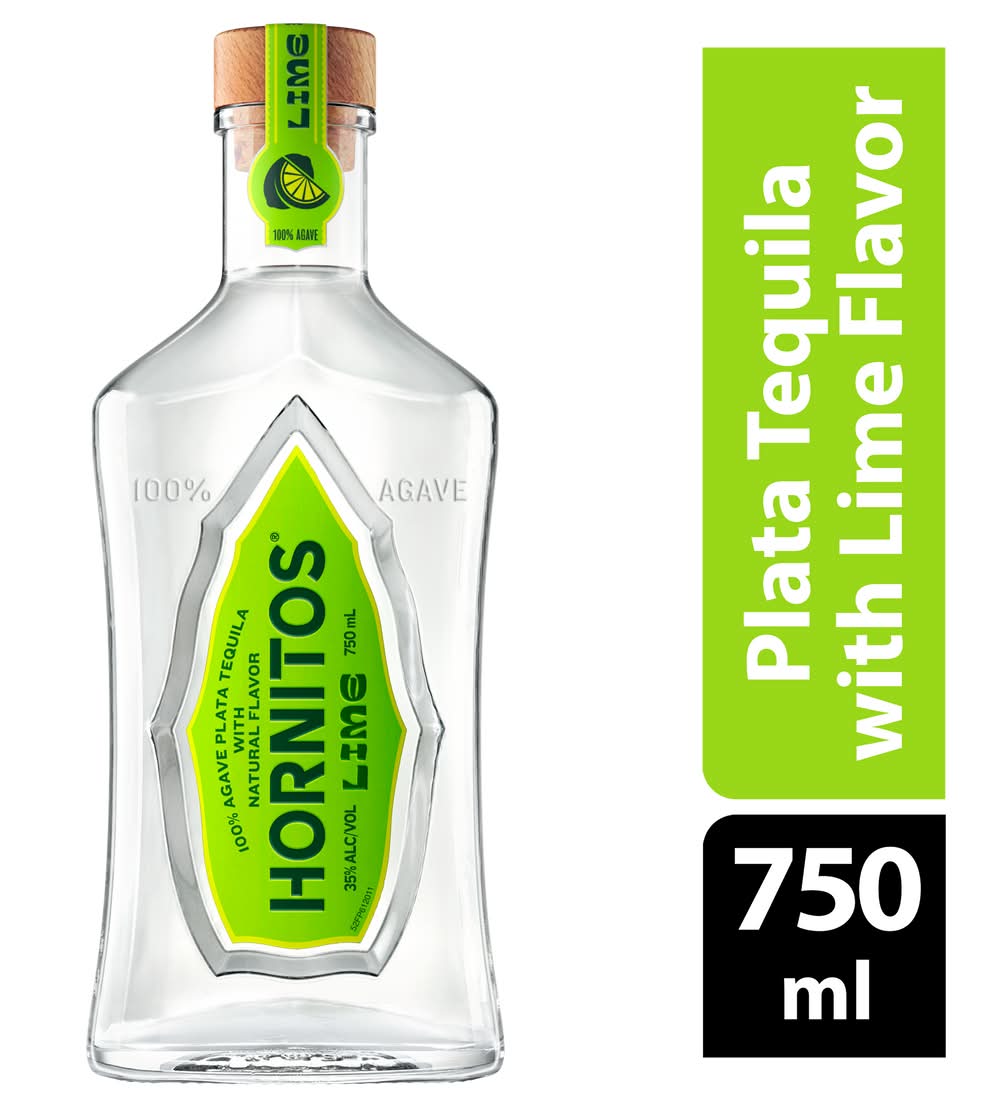 Hornitos 100% Puro De Agave Lime Shot Tequila (750 ml)