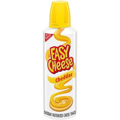 Easy Cheese Cheddar Cheese Snack (8 oz)