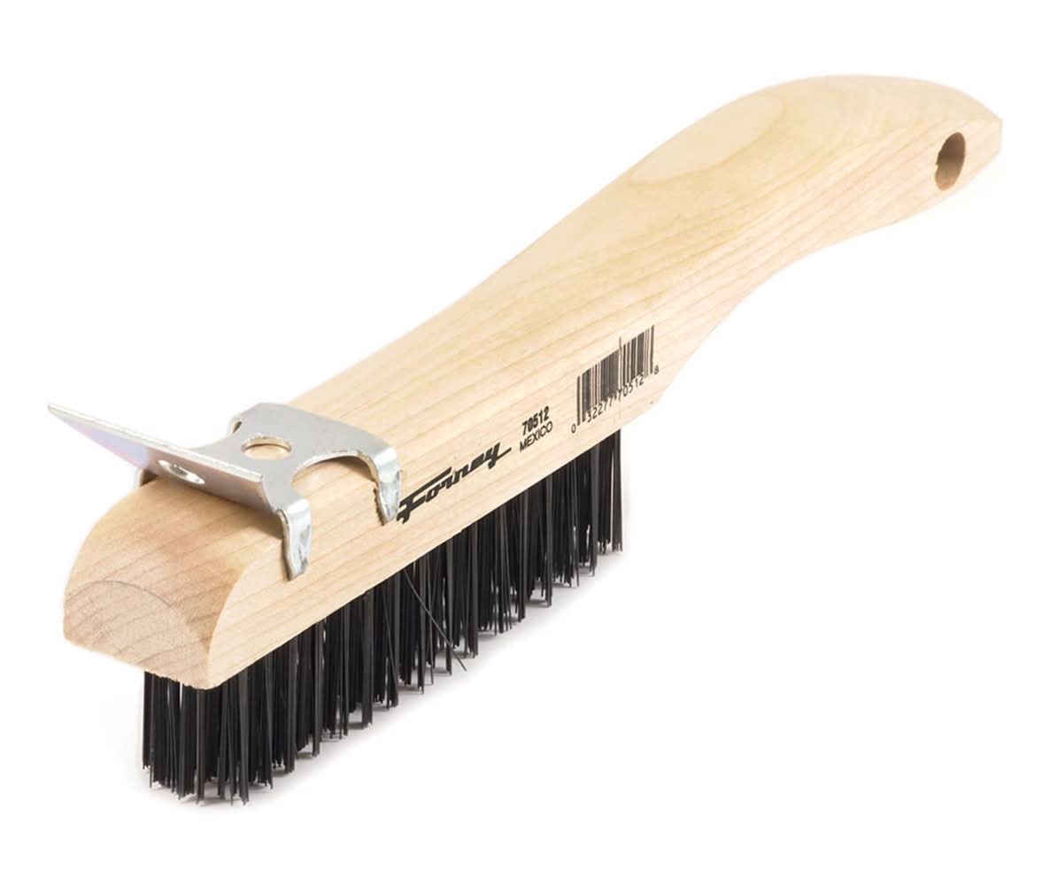 Forney 10-1/4 In. L X 2.75 In. W Scratch Brush Steel 1 Pc