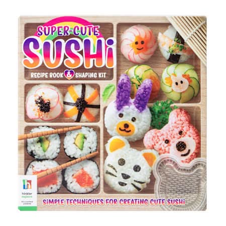 Super-Cute Sushi Recipe Book & Shaping Kit