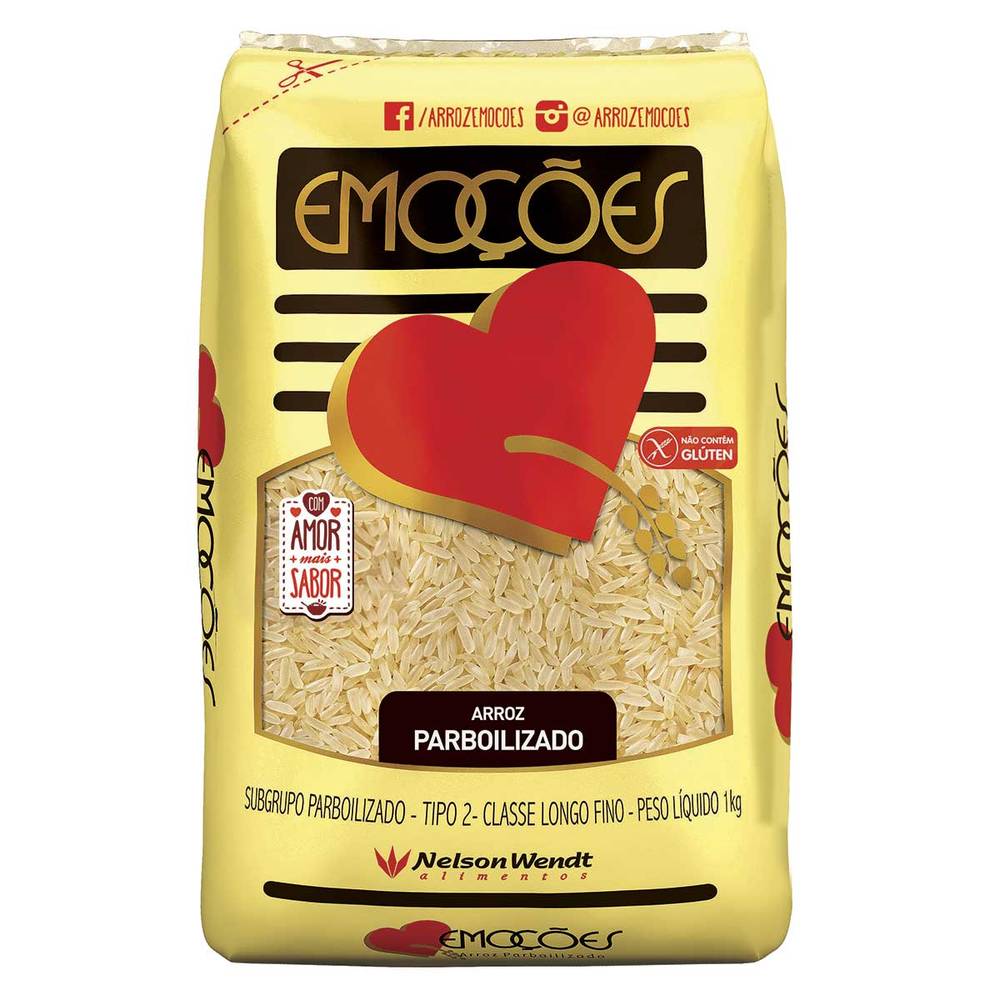 Emoções arroz parboilizado tipo 2 (1kg)