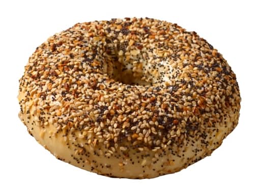 Unsliced Everything Bagels