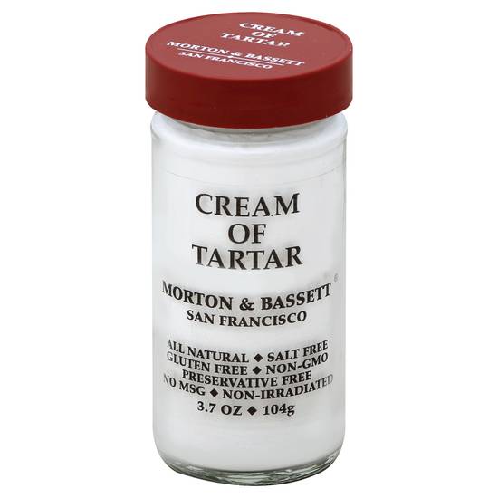 Morton & Bassett All Natural Cream Of Tartar Gluten & Salt Free (3.7 oz)