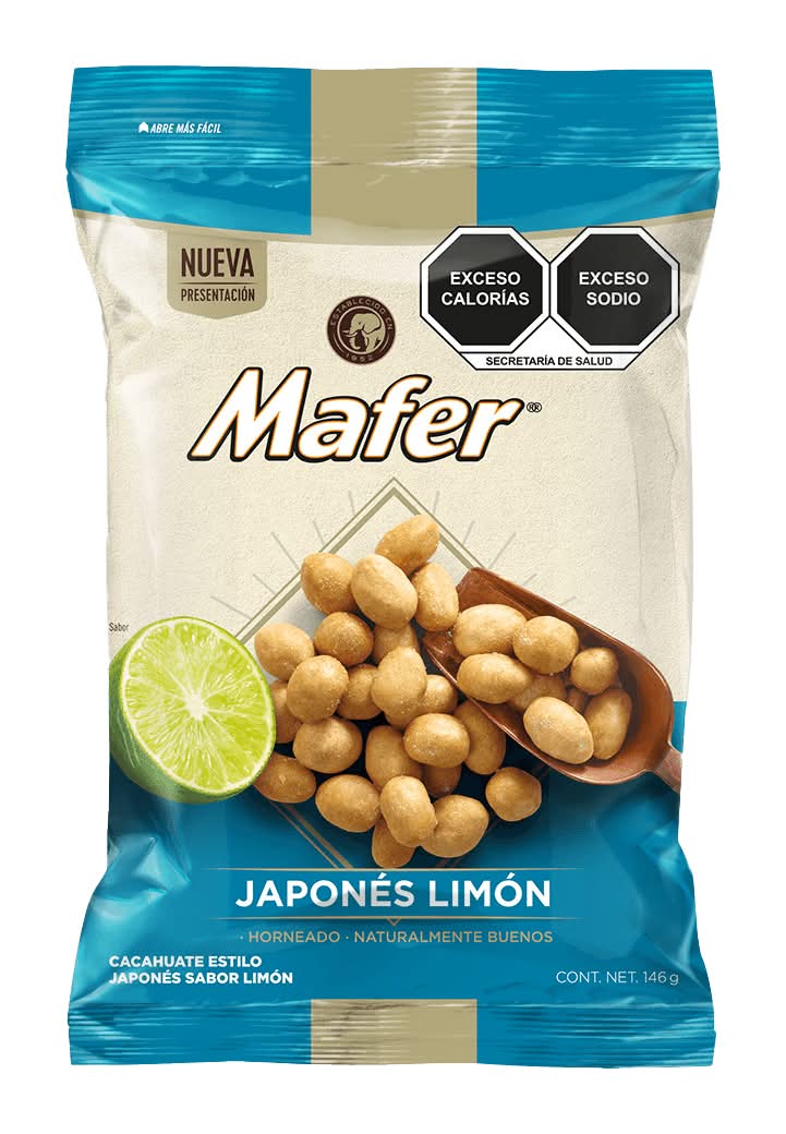 Mafer · Cacahuate estilo japonés, limón (120 g)