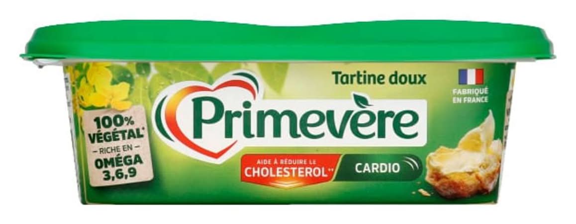 Primevère - Margarine tartine doux 55% de matière grasse (250g)
