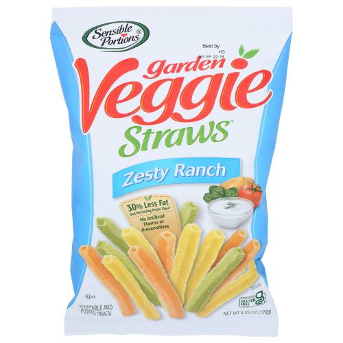 Sensible Portions Zesty Ranch Veggie Straws