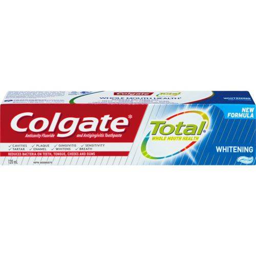 Colgate total dentifrice total blanchissant (120 ml) - toothpaste total whitening (120 ml)