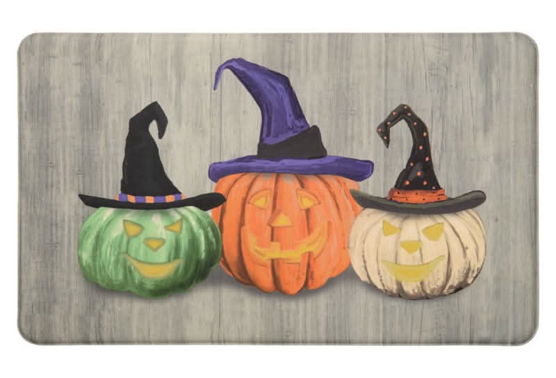 Kirkton House Pumpkin Trio Halloween Comfort Mat