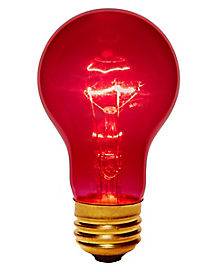 Red Light Bulb