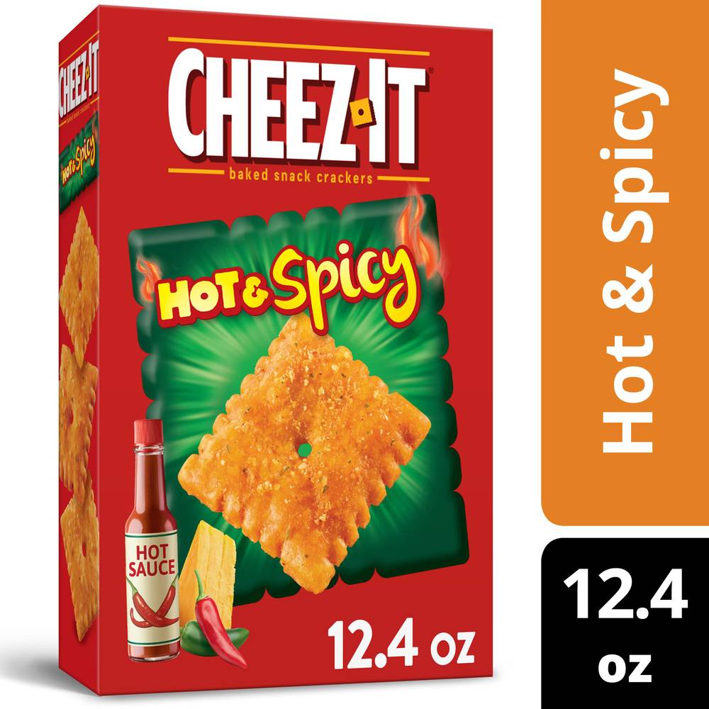 Cheez-It Hot and Spicy Baked Snack Crackers