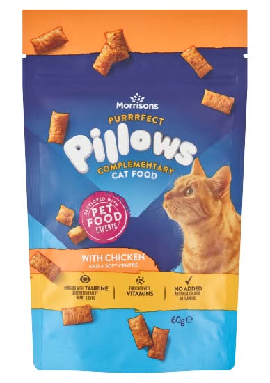 Morrisons Purrrfect Pillow With Chicken and a Soft Centre (60g)