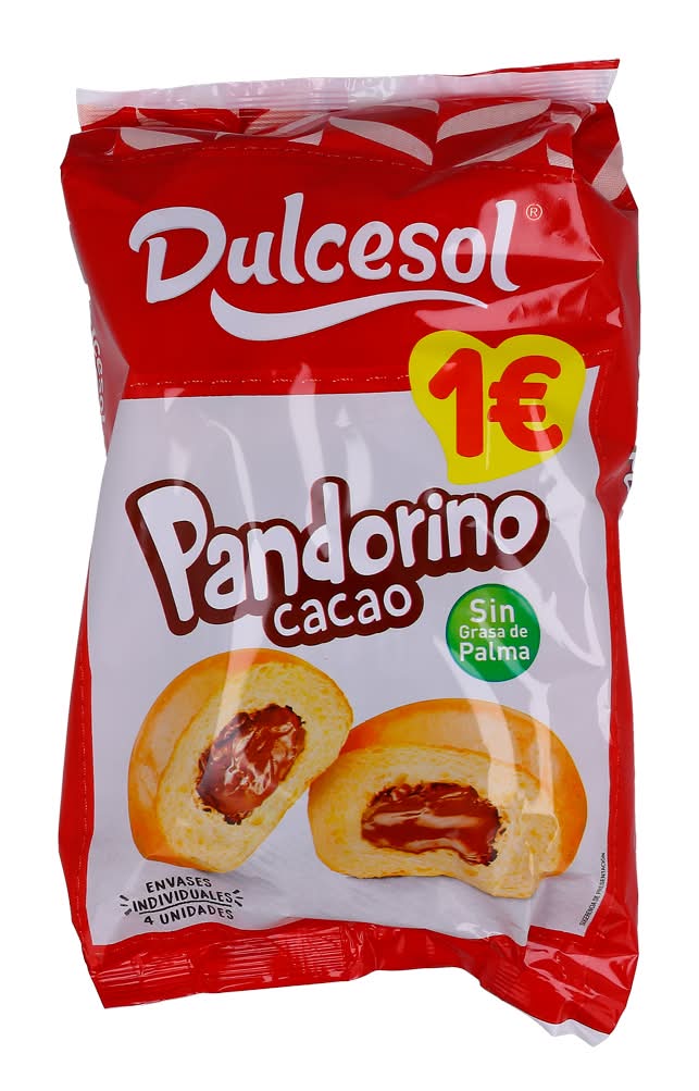 Dulcesol - Pandorino cacau, 4 unidades, 240g