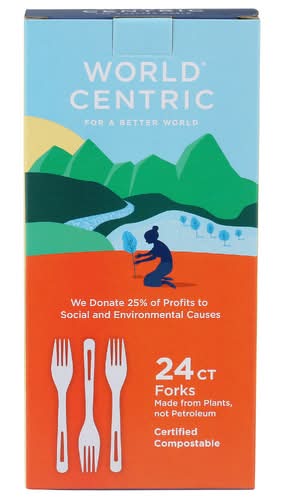 World Centric Corn Starch Forks