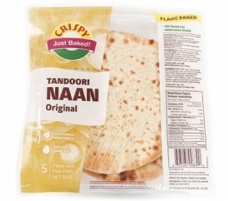 Crispy Naan Tandoori Plain 500g