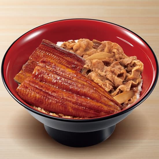 特うな牛 XL Teriyaki Eel Rice Bowl w/ Beef
