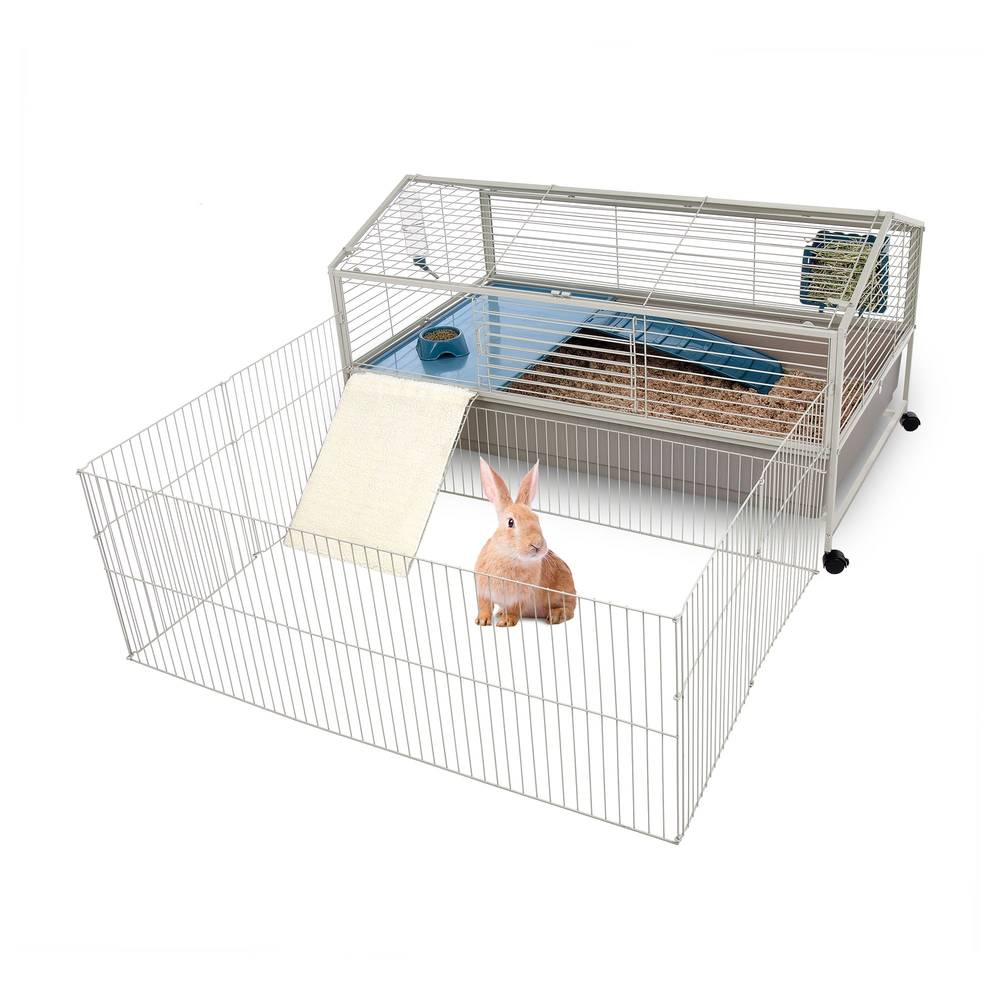 Full Cheeks Courtyard Rabbit Habitat Cage Accessories