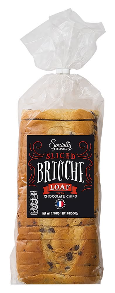Specially Selected Sliced Brioche Loaf With Chocolate Chips (17.6 oz)
